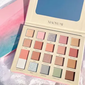20 Colors Shiny Eyeshadow Palette Matte Rose Color Earth Eye Shadow Polarized Glitter