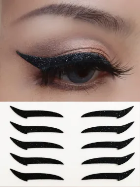2sheets Eyeliner Print Tattoo Sticker
