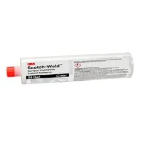 3M™ Scotch-Weld™ Surface Insensitive Instant Adhesive SI Gel, Clear, 300
Gram Cartridge, 12/case
