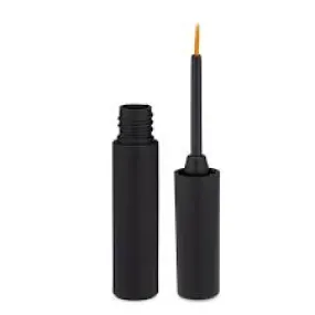 4ml Empty Plastic Mini Eyeliner Container Set - Round and Matt Black