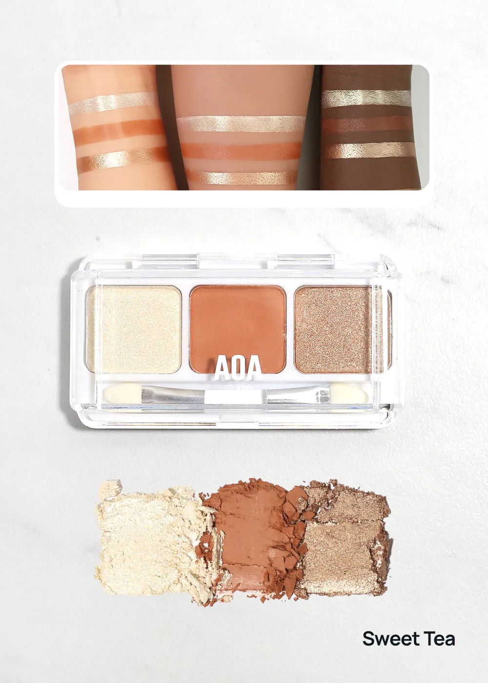 AOA Southern Charm 3 Color Eyeshadow Palettes