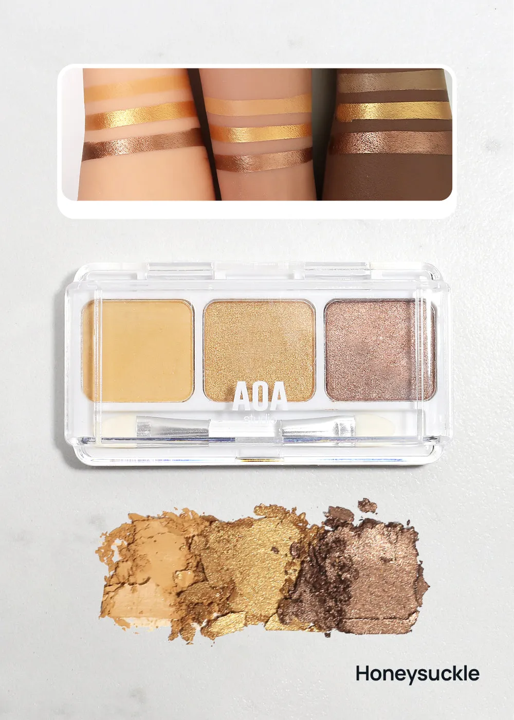 AOA Southern Charm 3 Color Eyeshadow Palettes