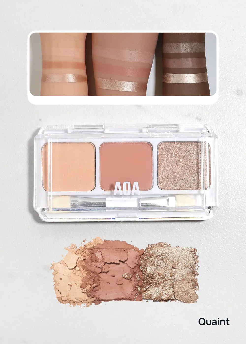 AOA Southern Charm 3 Color Eyeshadow Palettes