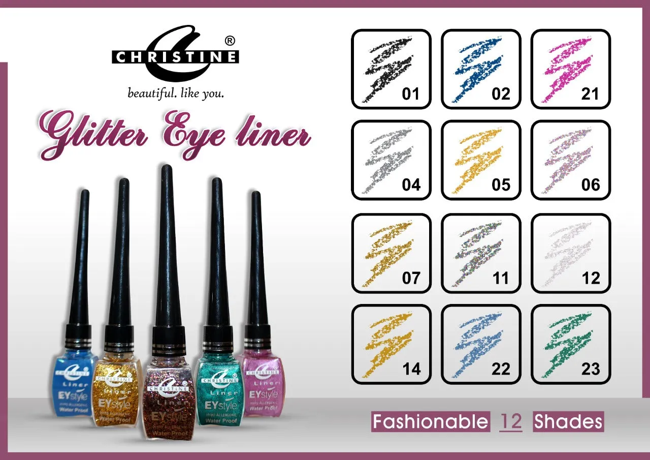 CHRISTINE GLITTER EYE LINER 22
