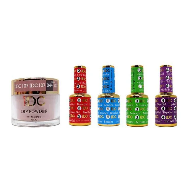 DND - DC Dip Powder Combo - Liquid Set & Light Apricot