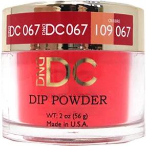 DND - DC Dip Powder - Fire Engine Red 2 oz - #067