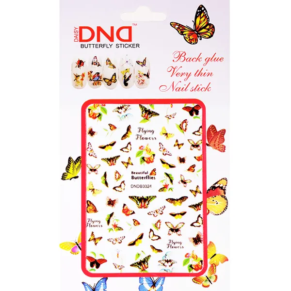 DND Nail Art - Butterfly Stickers #324