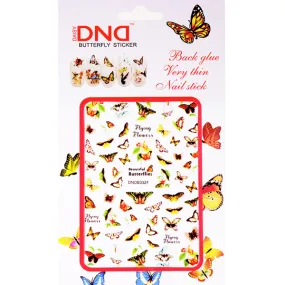 DND Nail Art - Butterfly Stickers #324