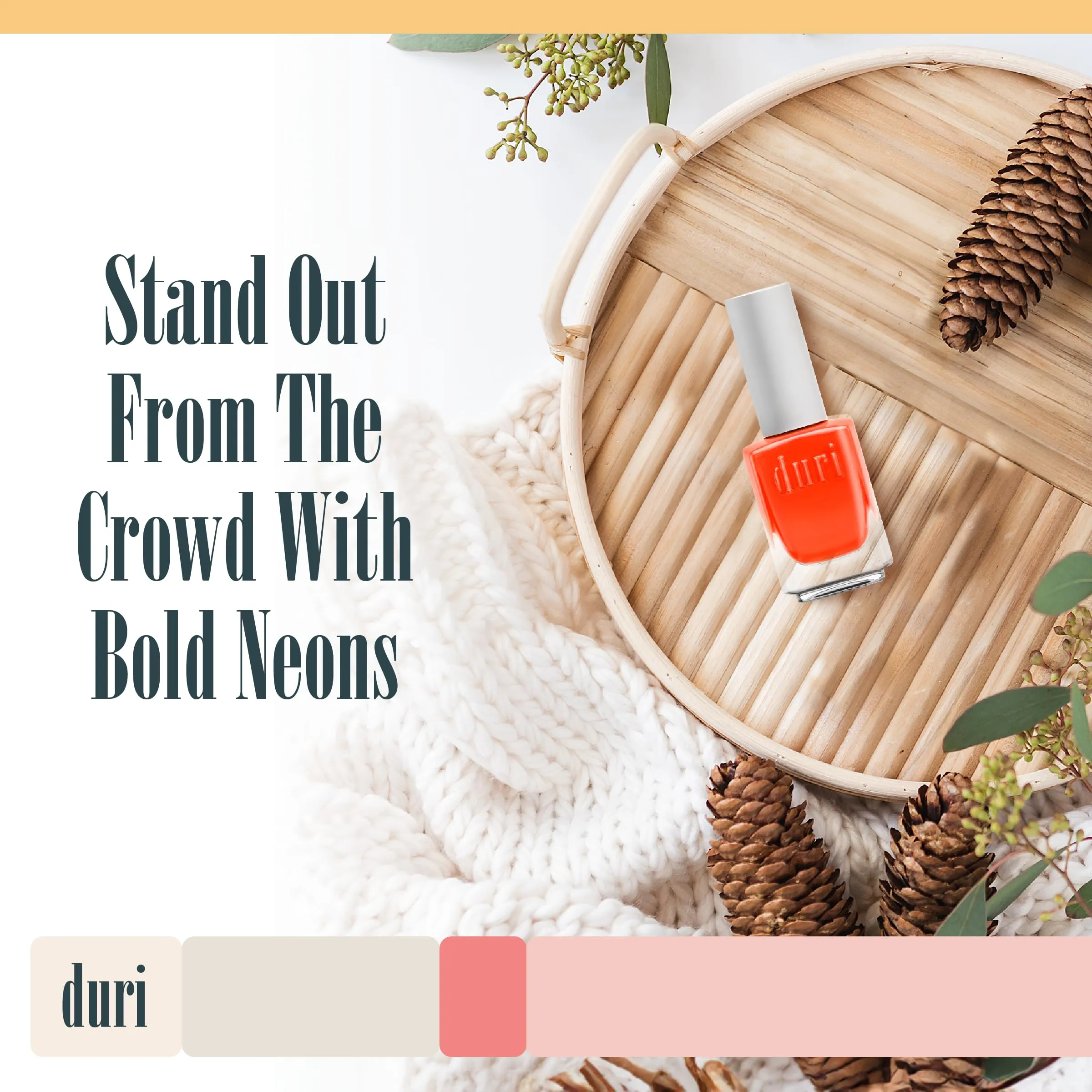 duri 153N Bedeviled - Neon Orange Nail Polish