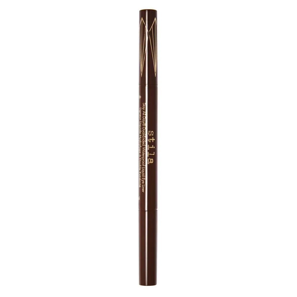 New - Stila Stay All Day Dual-Ended Waterproof Liquid Eyeliner - Dark Brown - 0.033 fl oz - Ulta Beauty