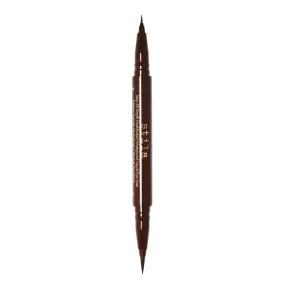 New - Stila Stay All Day Dual-Ended Waterproof Liquid Eyeliner - Dark Brown - 0.033 fl oz - Ulta Beauty