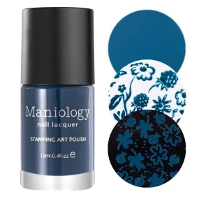 Night Forest: Dusk (B300) Dark Blue Stamping Polish