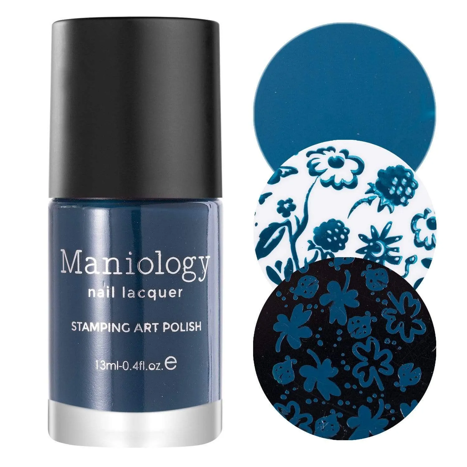 Night Forest: Dusk (B300) Dark Blue Stamping Polish