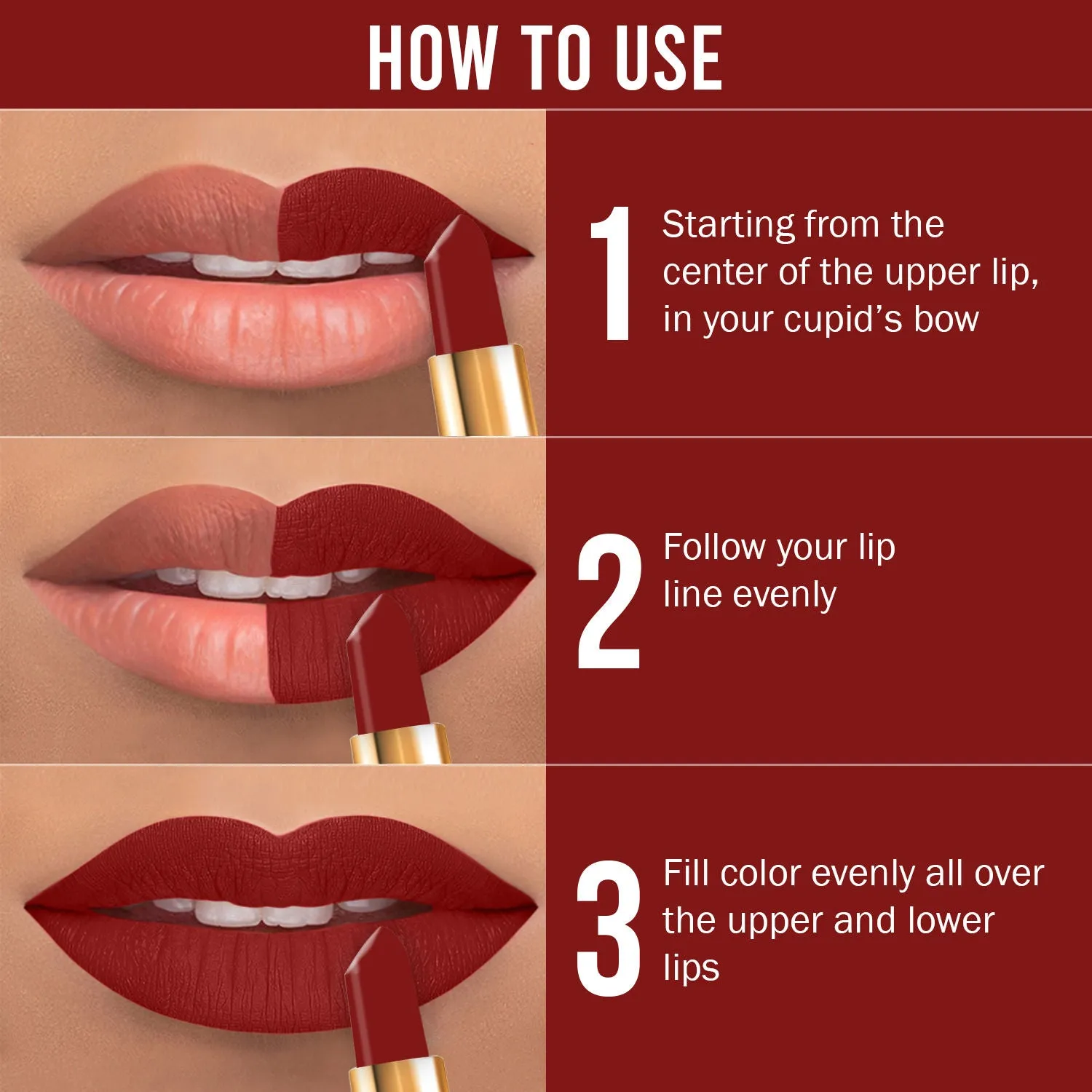 NY Bae Argan Oil Infused Matte Lipstick Runway Range Red - Showstopper 5 (4.5 g)