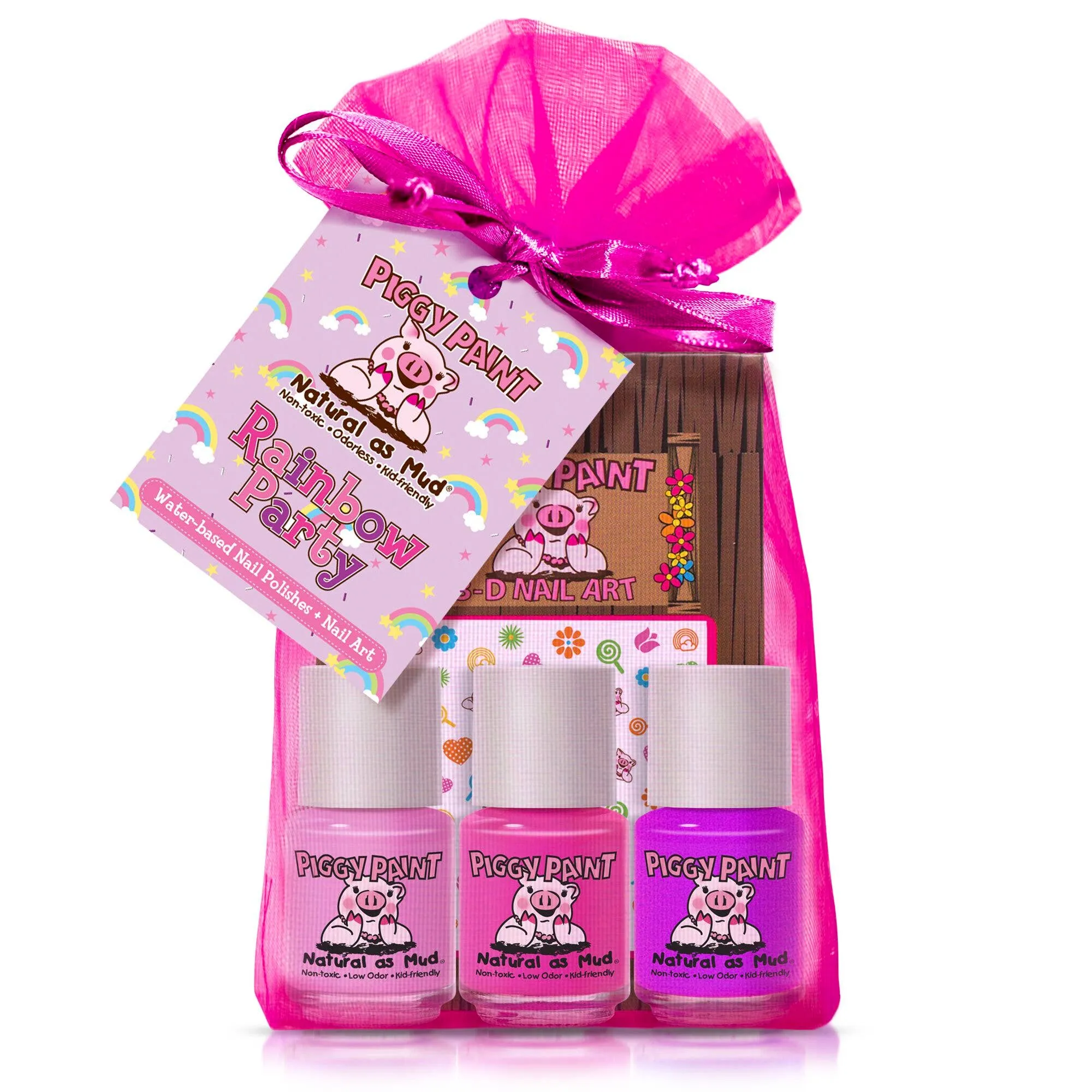 Piggy Paint Set - Rainbow Party