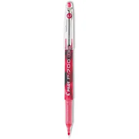 Pilot Rolling Ball Gel Pen - Precise P-700 Ribbed Grip Red Barrel, Fine | 38612