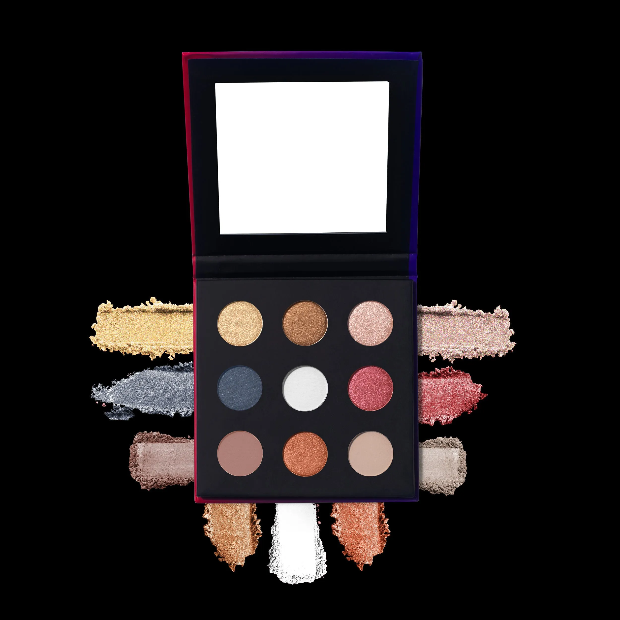Purplle Crescent Eyeshadow Palette - Pure | Nude | High Pigmentation | Highly Blendable | Matte | Shimmer | Long lasting