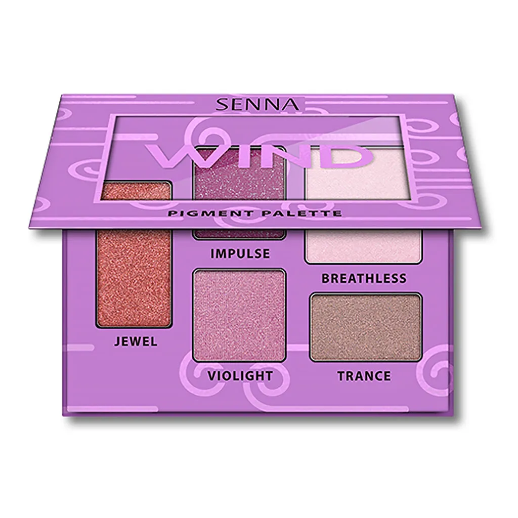 Senna Cosmetics Wind Pigment Eyeshadow Palette