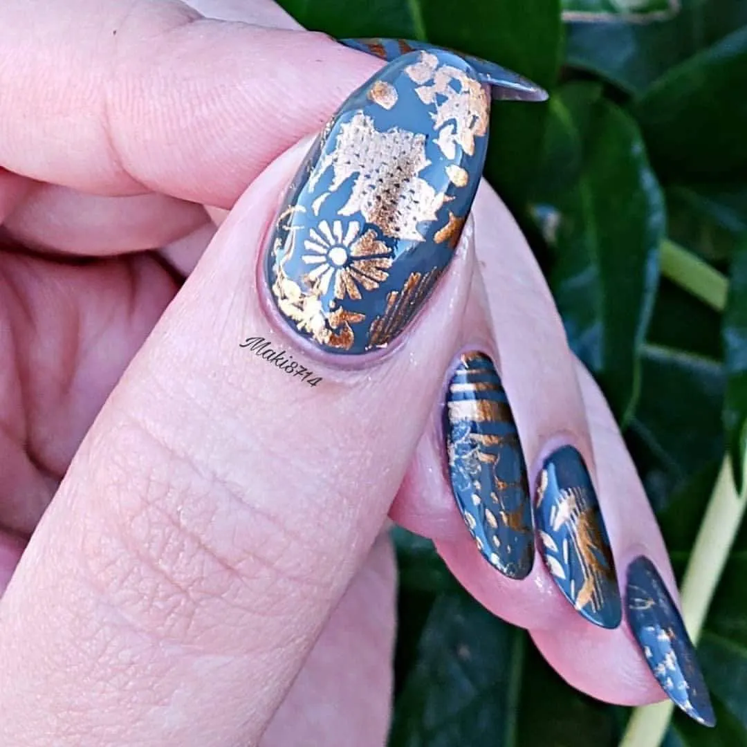 Spiced Orange (B248) - Copper Orange Stamping Polish