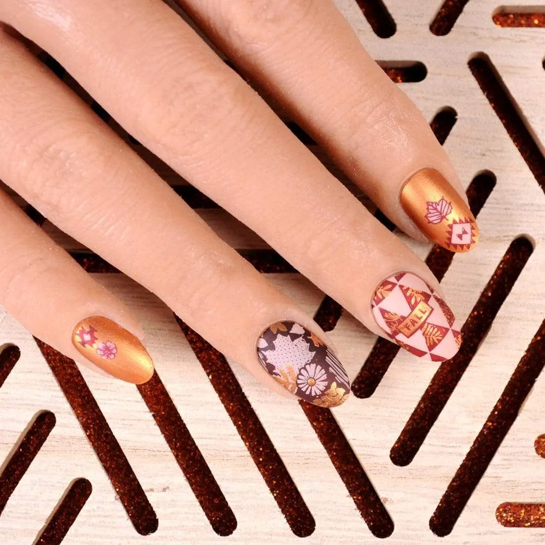 Spiced Orange (B248) - Copper Orange Stamping Polish