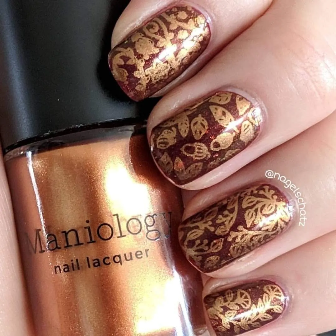 Spiced Orange (B248) - Copper Orange Stamping Polish