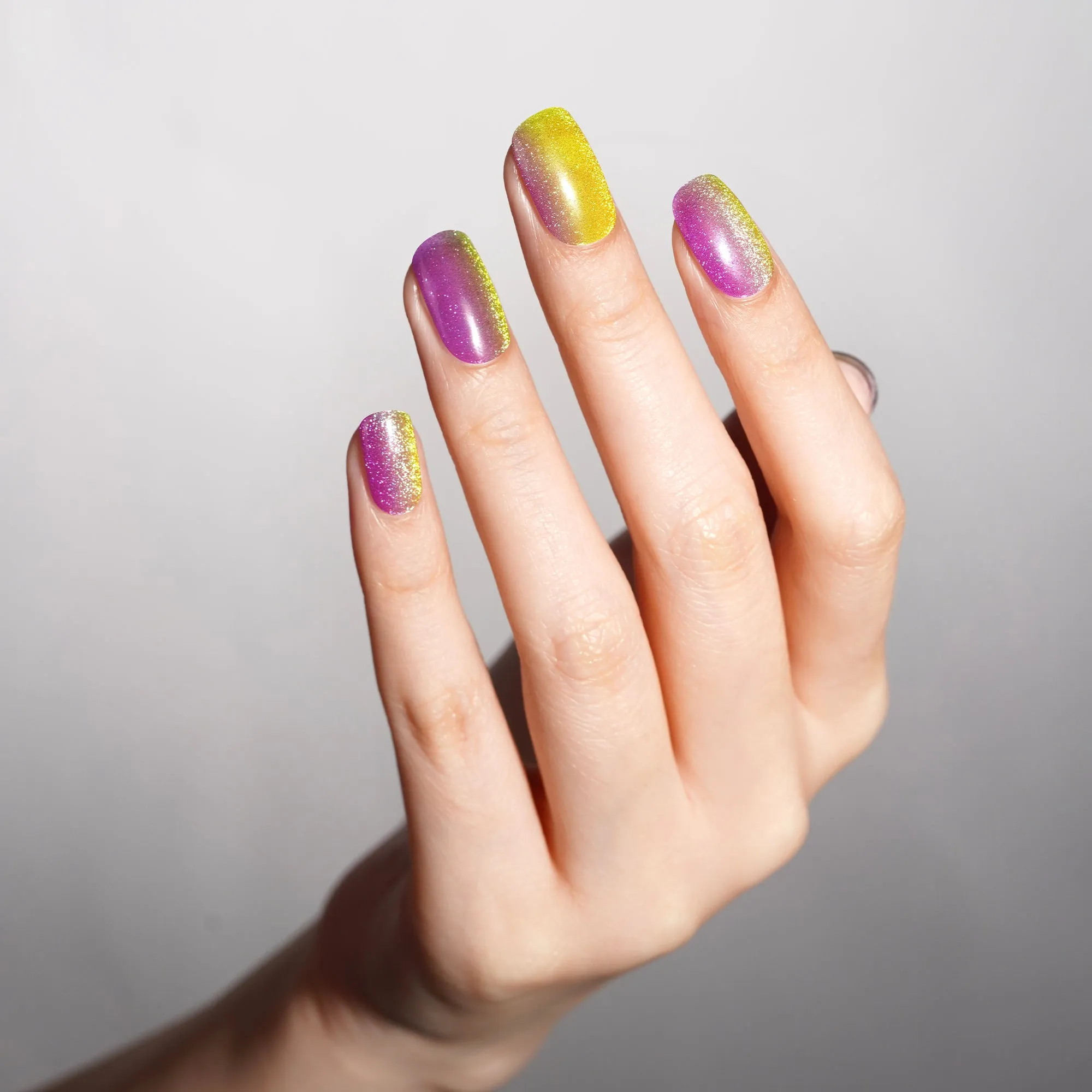 Sunset Shimmer Semi-Cured Gel Nail Strips | Lavender Breeze - 2624
