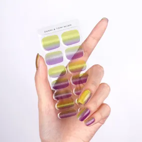 Sunset Shimmer Semi-Cured Gel Nail Strips | Lavender Breeze - 2624