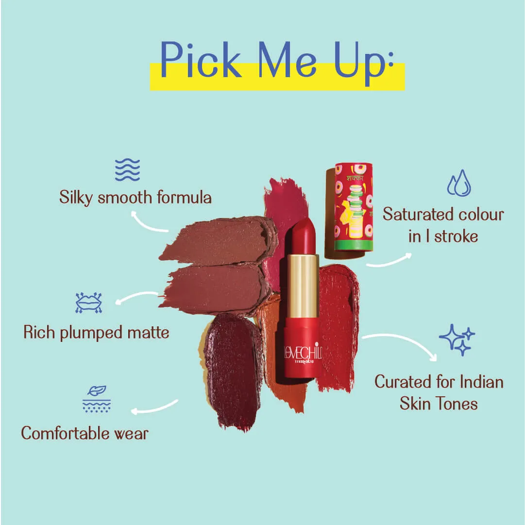 Twisted- Luxe-Matte Lipstick  (Blue Toned Red) Velvet Matte Finish