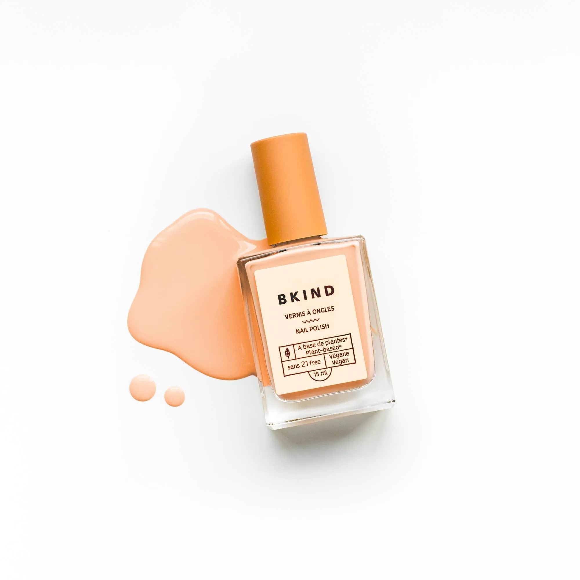 Vegan & 21-free Nail Polish - Fuzzy Peach